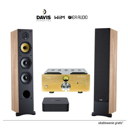 Zestaw 08: Wiim Pro, Pier Audio MS-480 SE, Davis Acoustics Ariane 7 (para)
