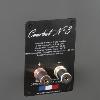 Davis Acoustics Courbet N°3 czarny połysk - 6