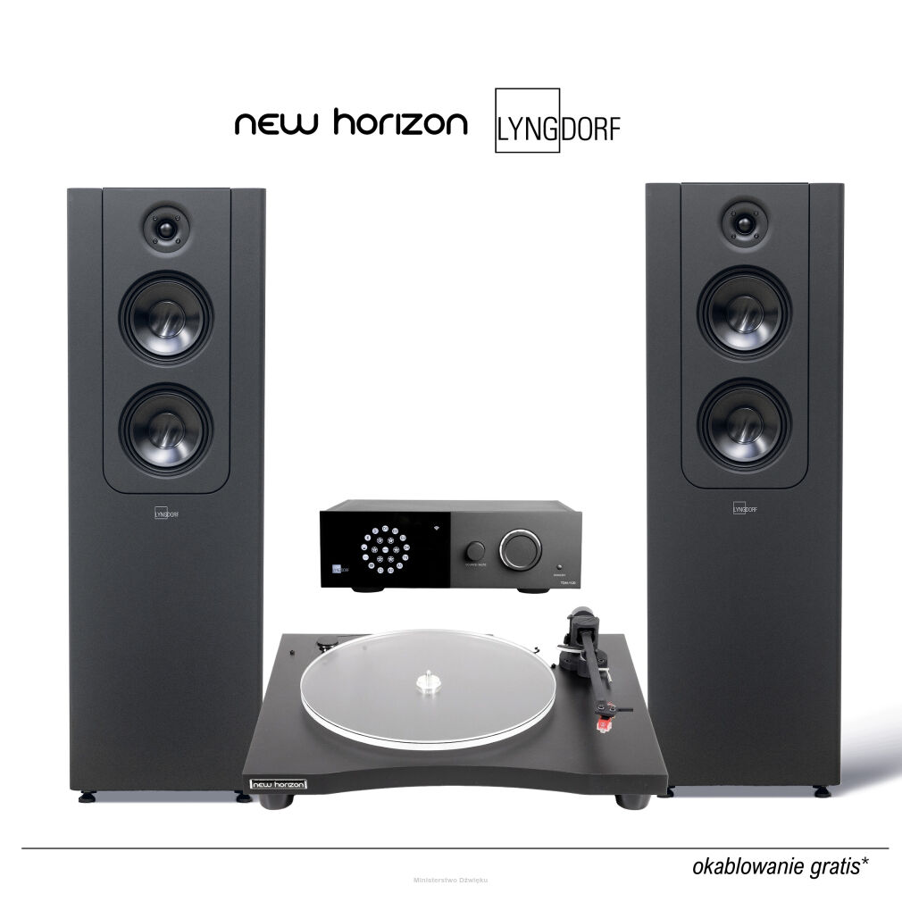 Zestaw 09: New Horizon 129i, Lyngdorf TDAI-1120, Lyngdorf FR-2 (para)