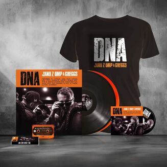 Limitowany pakiet: Jano z OMP & Greggs - DNA (CD, MC, 2LP, T-shirt + bonus od wydawcy) PREORDER z autografami - 2