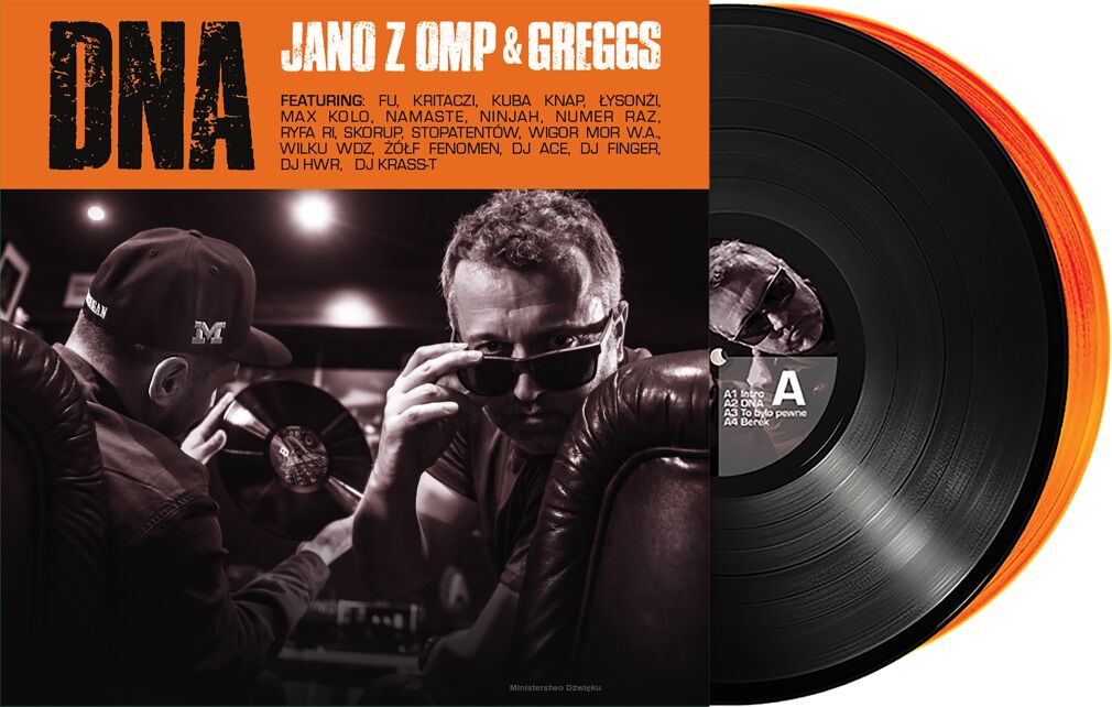 DNA017: Jano z OMP & Greggs - DNA (2LP edycja kolekcjonerska) PREORDER z autografem