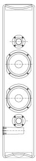 Angstrom Loudspeakers SUONO 300S - głośnik naścienny - 3