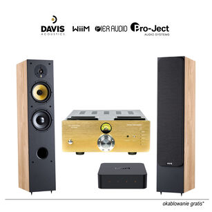 Zestaw 06: Wiim Pro, Pier Audio MS-480 SE, Davis Acoustics Ariane 5 (para)
