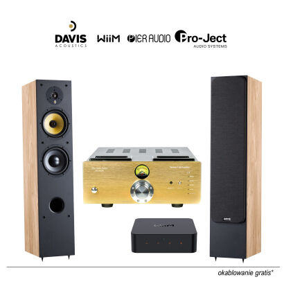 Zestaw 06: Wiim Pro, Pier Audio MS-480 SE, Davis Acoustics Ariane 5 (para)