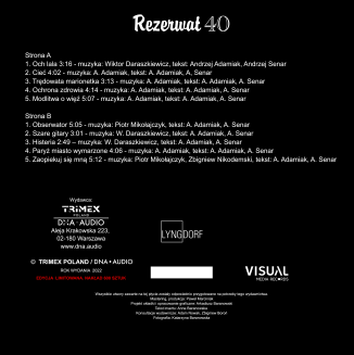 DNA003: Rezerwat - 40 LP - 7