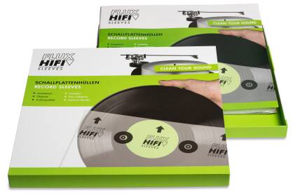FLUX HiFi Sleeves 50 szt. - koperty antystatyczne do płyt winylowych w opakowaniu premium