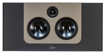Lyngdorf LCR-2 czarny z panelem mocca