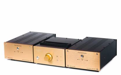 Pier Audio PB-8 SE + MS-80 SE złoty - salon audio Warszawa al. Krakowska 223 - tel: 606 553 190