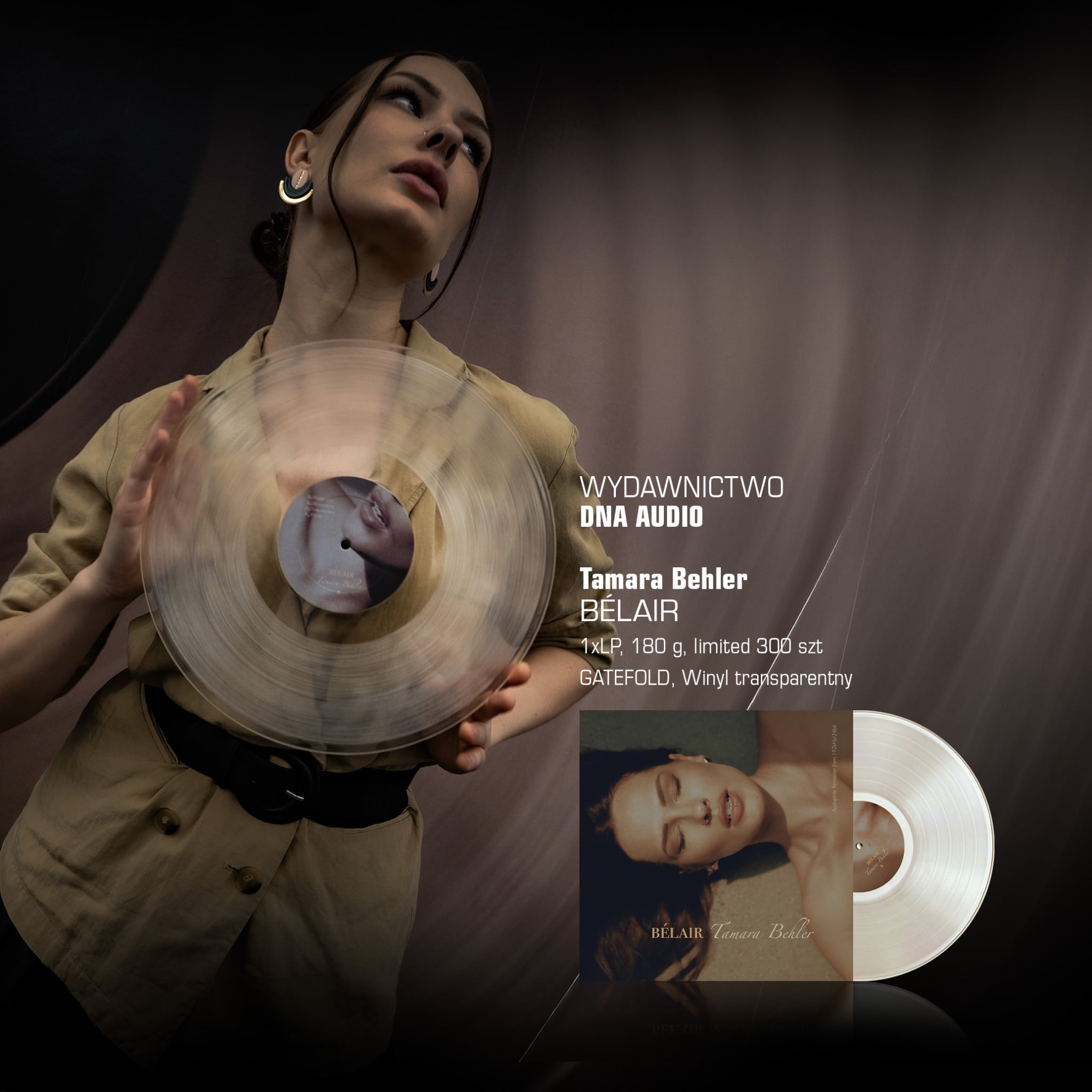Start przedsprzedaży: Tamara Behler – BÉLAIR (Transparent LP 180G DMM) + autograf