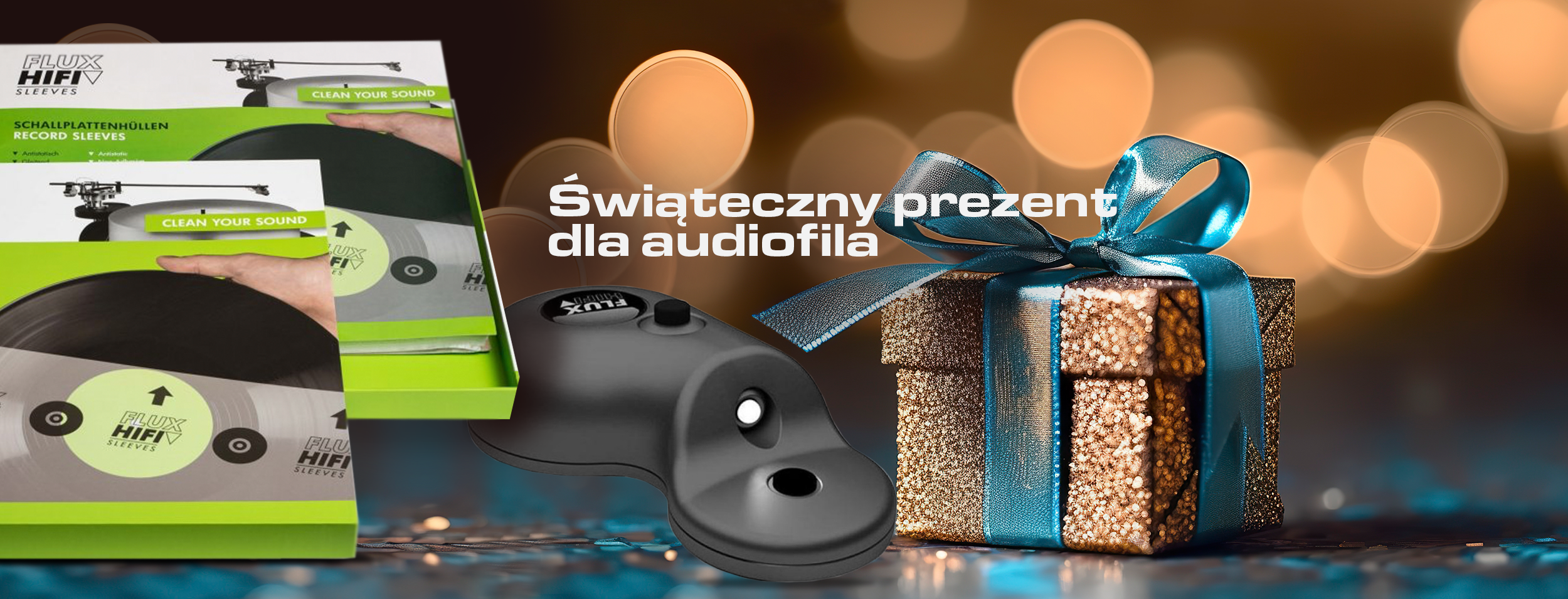 FLUX Hifi Akcesoria do czyszczenia gramofonu i płyt winylowych