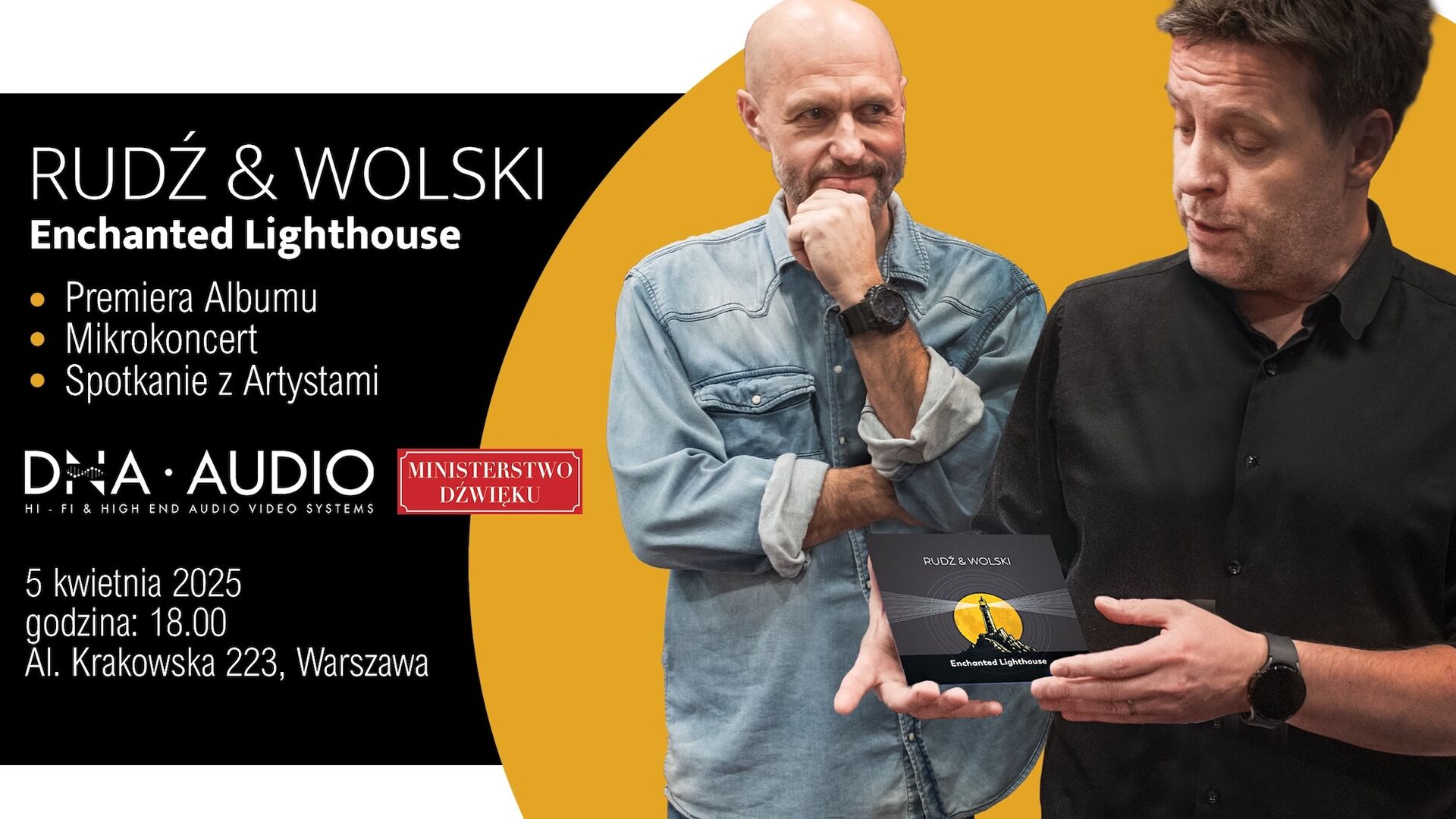 Rudź & Wolski - Enchanted Lighthouse: Premiera Albumu | Mikrokoncert | Spotkanie z Artystami